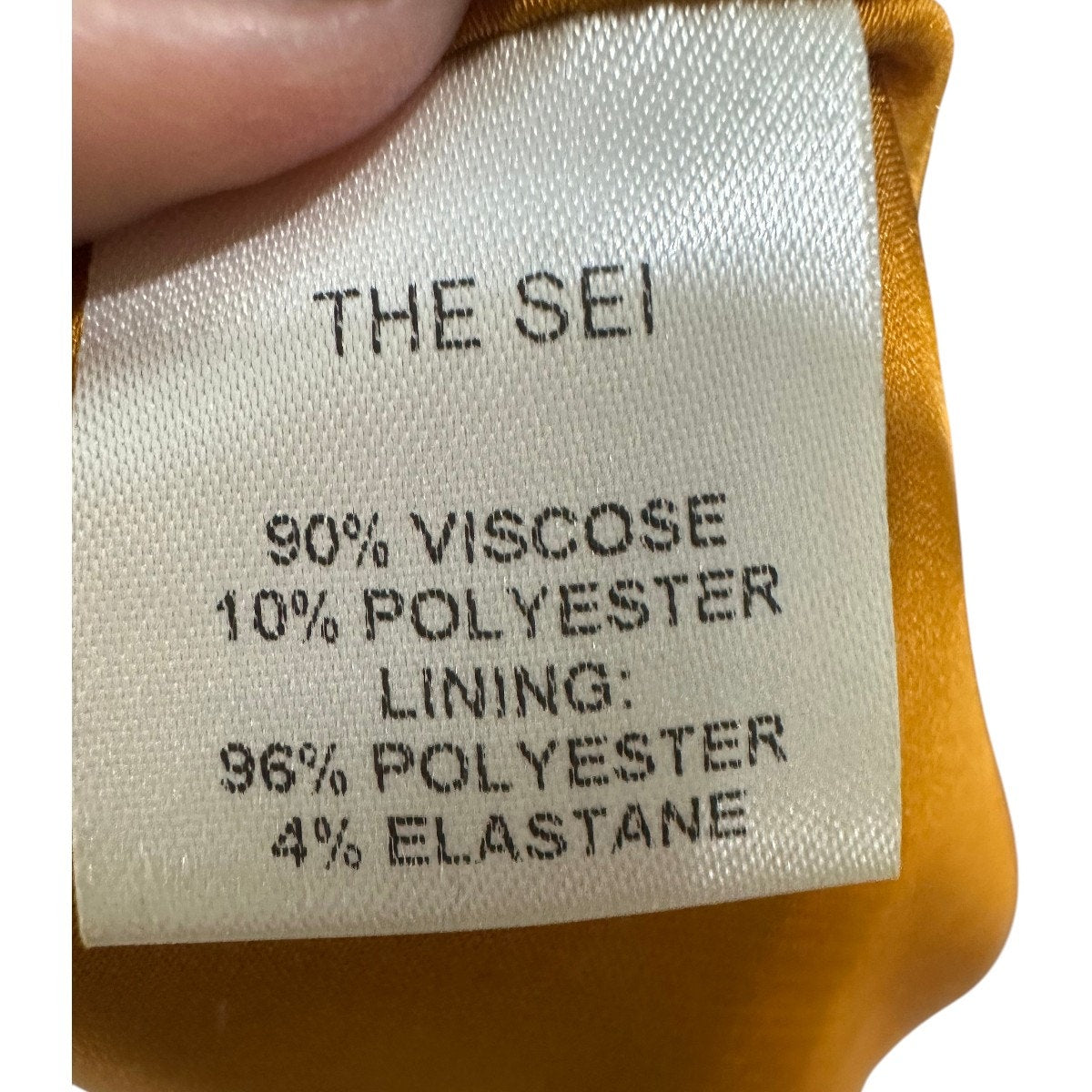 The Sei Crepe Stretch Sleeveless One-Shoulder Knee Length Dress