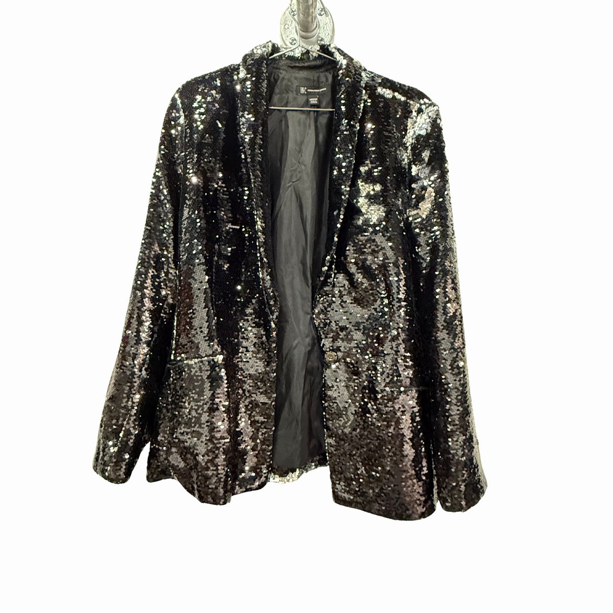 INC International Concepts Allover-Sequin Blazer Jacket
