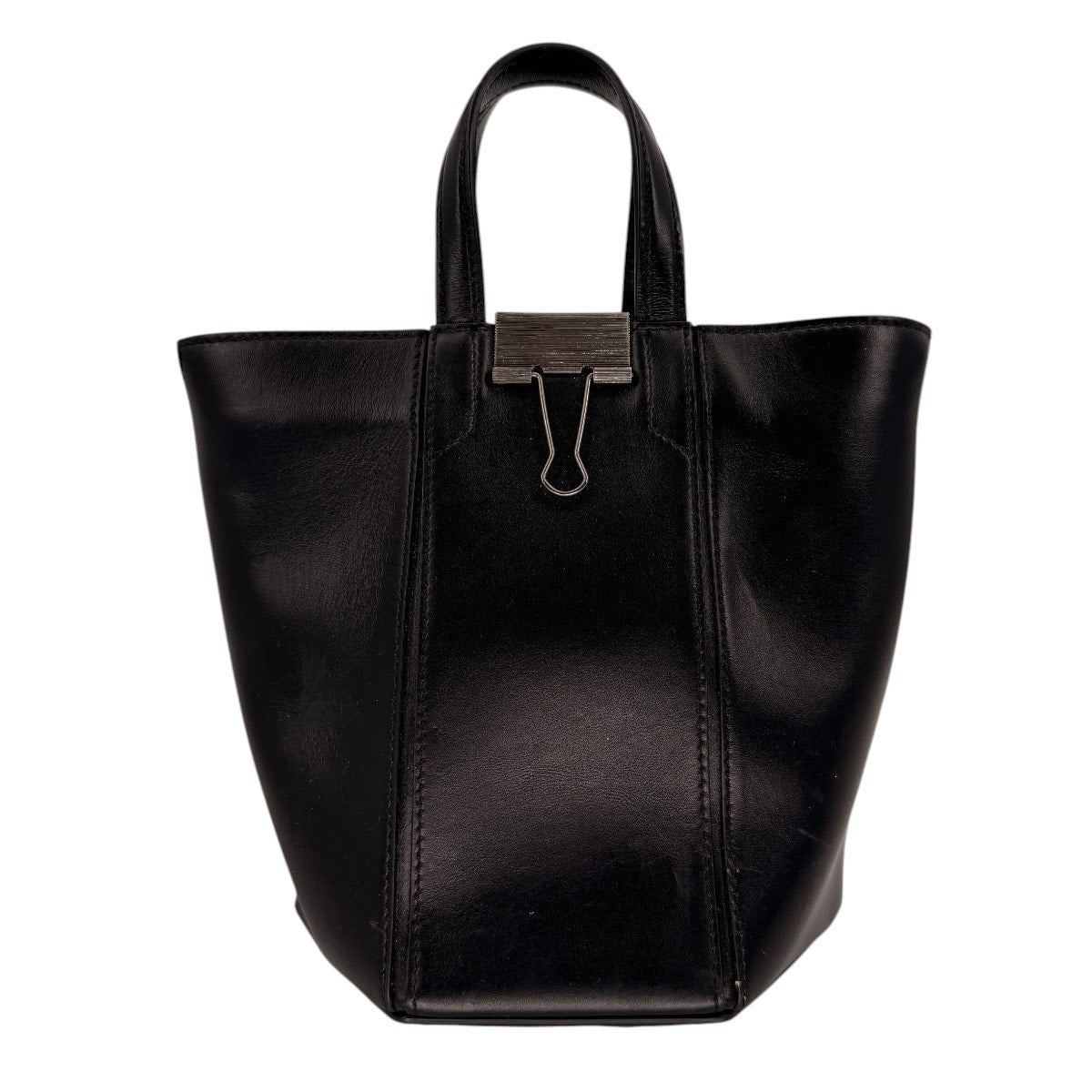 Off-White Vintage Allen Leather Bucket Bag Crossbody Tote