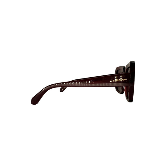 Salvatore Ferragamo SF2081S Bordeaux Square Sunglasses Women's 56-17-145