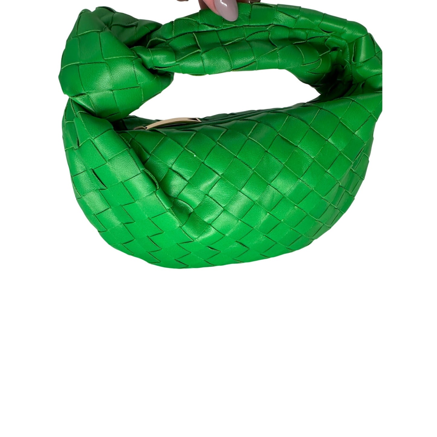 Bottega Veneta Leather Intrecciato Mini Jodie Bag