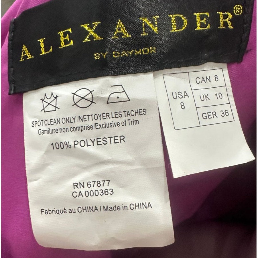 Alexander By Daymor One-Shoulder Pleated Mermaid Maxi Dress