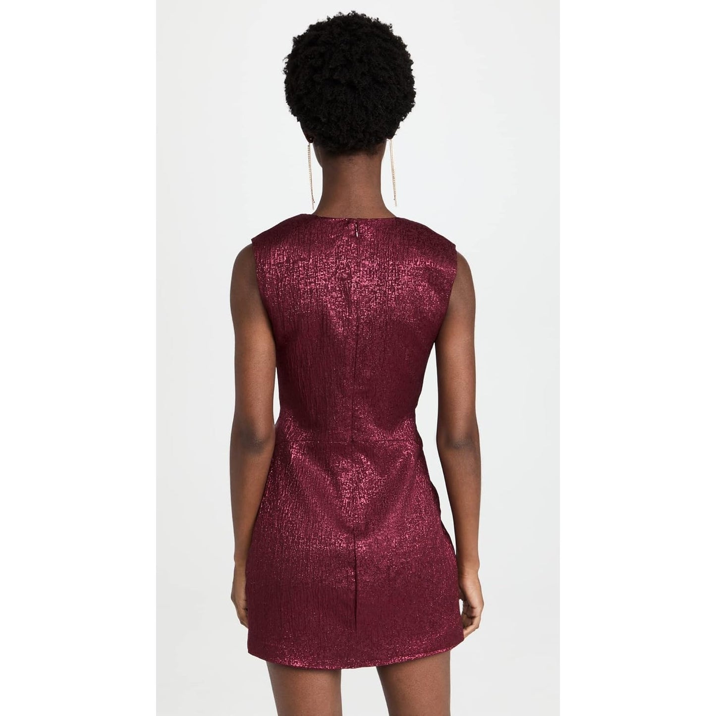 NWT Ramy Brook Netta V-Neck Sleeveless Mini Dress Rouge Women's Size 2