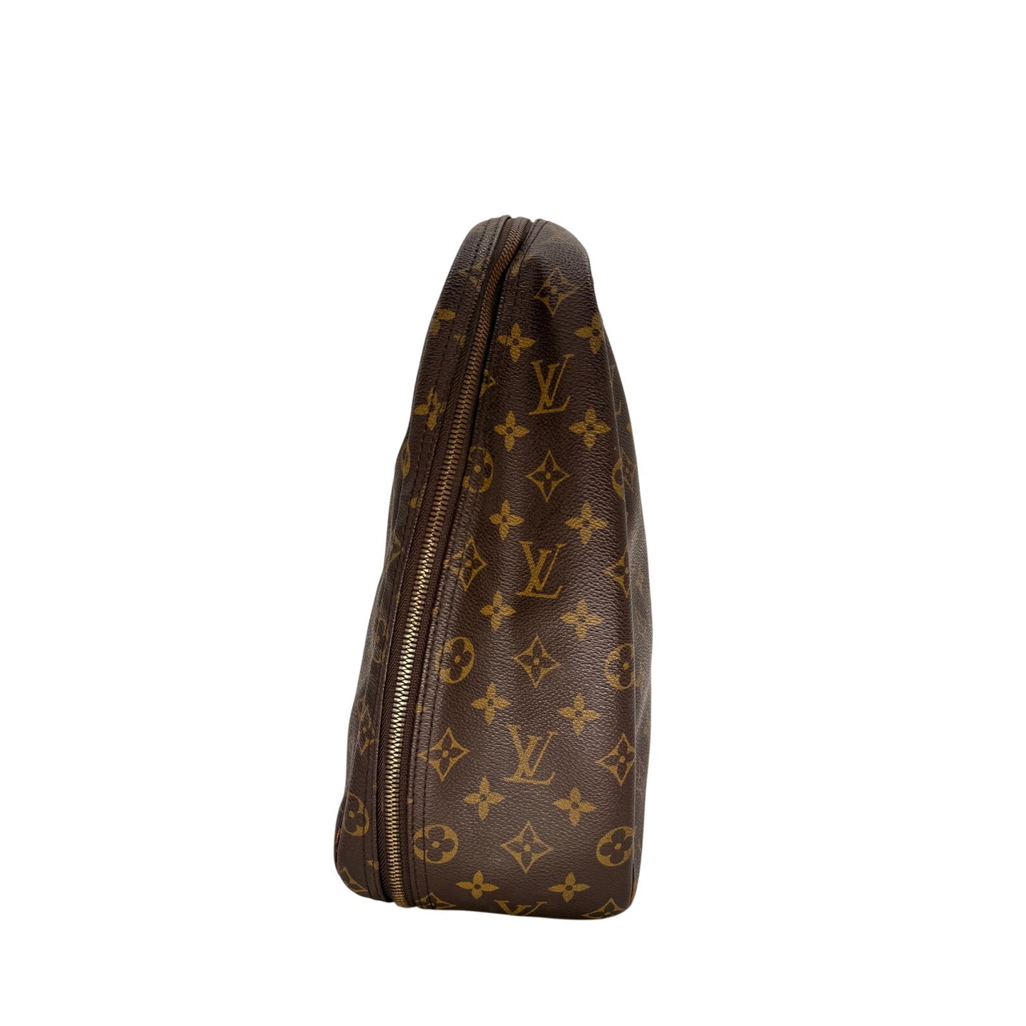 Louis Vuitton Leather Monogram Canvas Excursion Satchel Bag