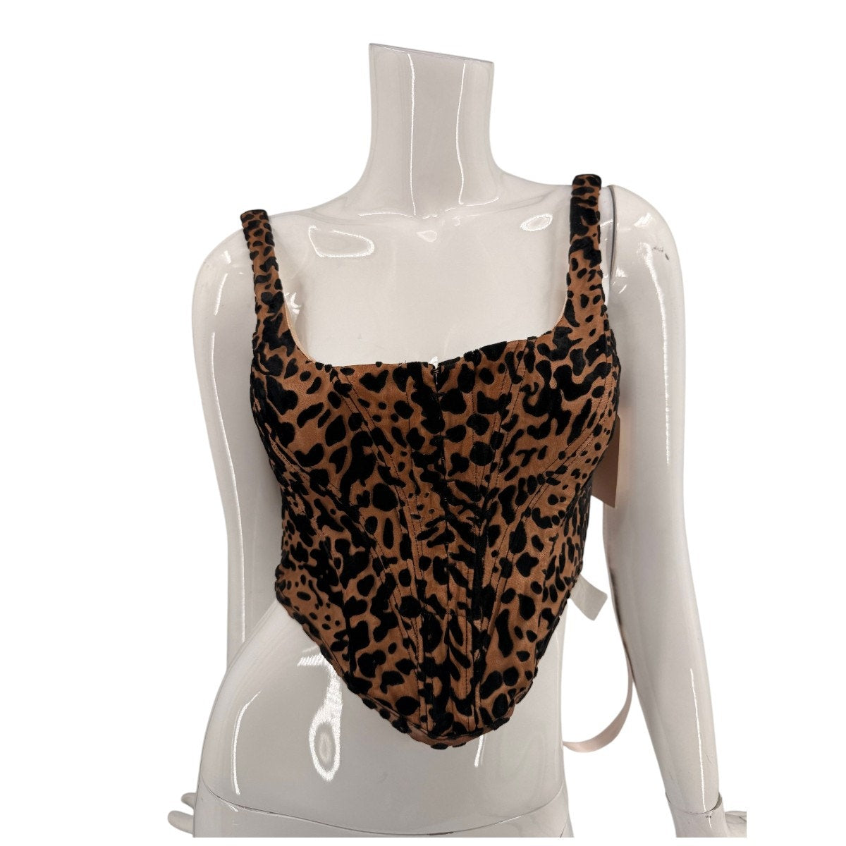 House of CB Jacqueline Leopard Print Corset Bustier