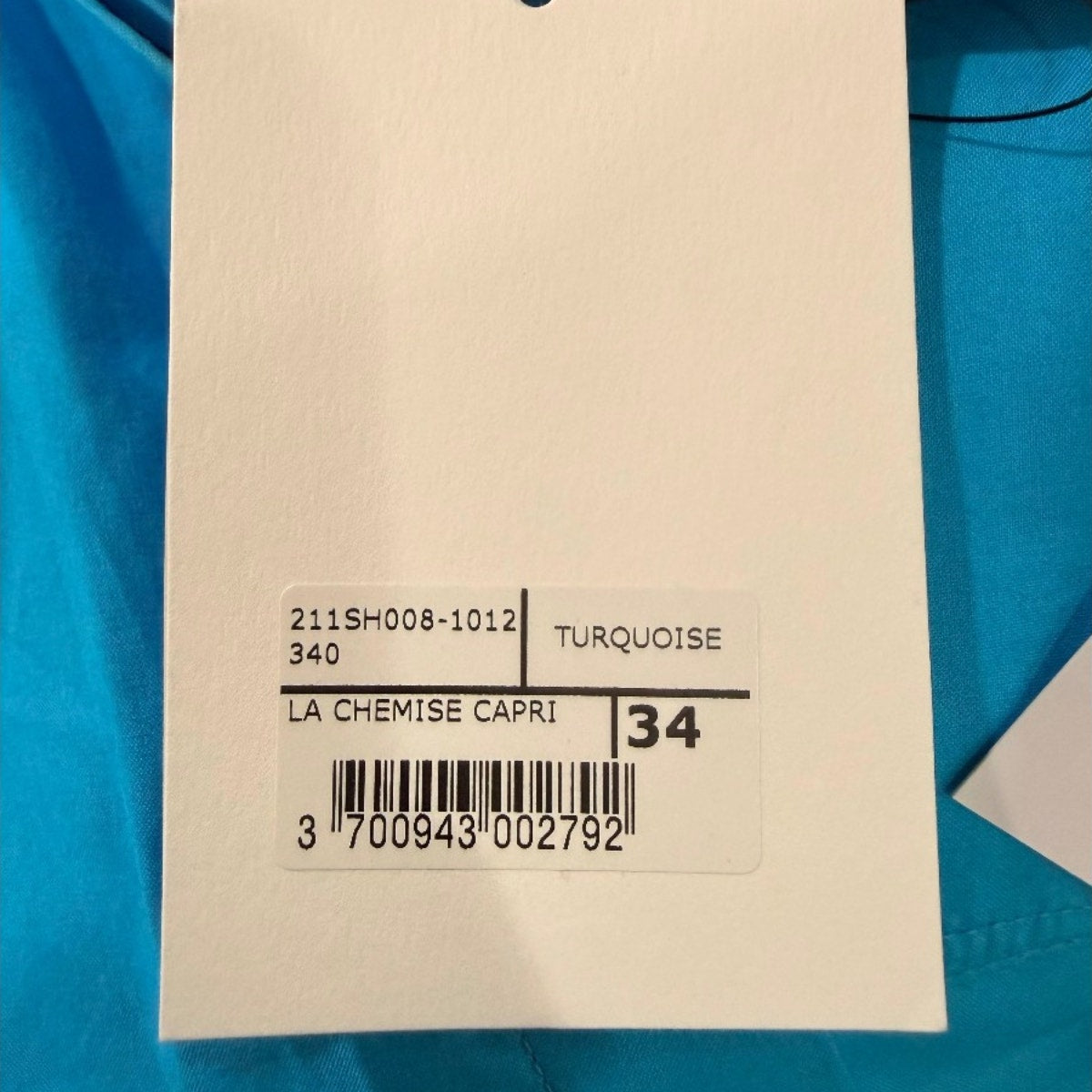 Jacquemus La Chemise Capri Cropped Asymmetric Hem Shirt