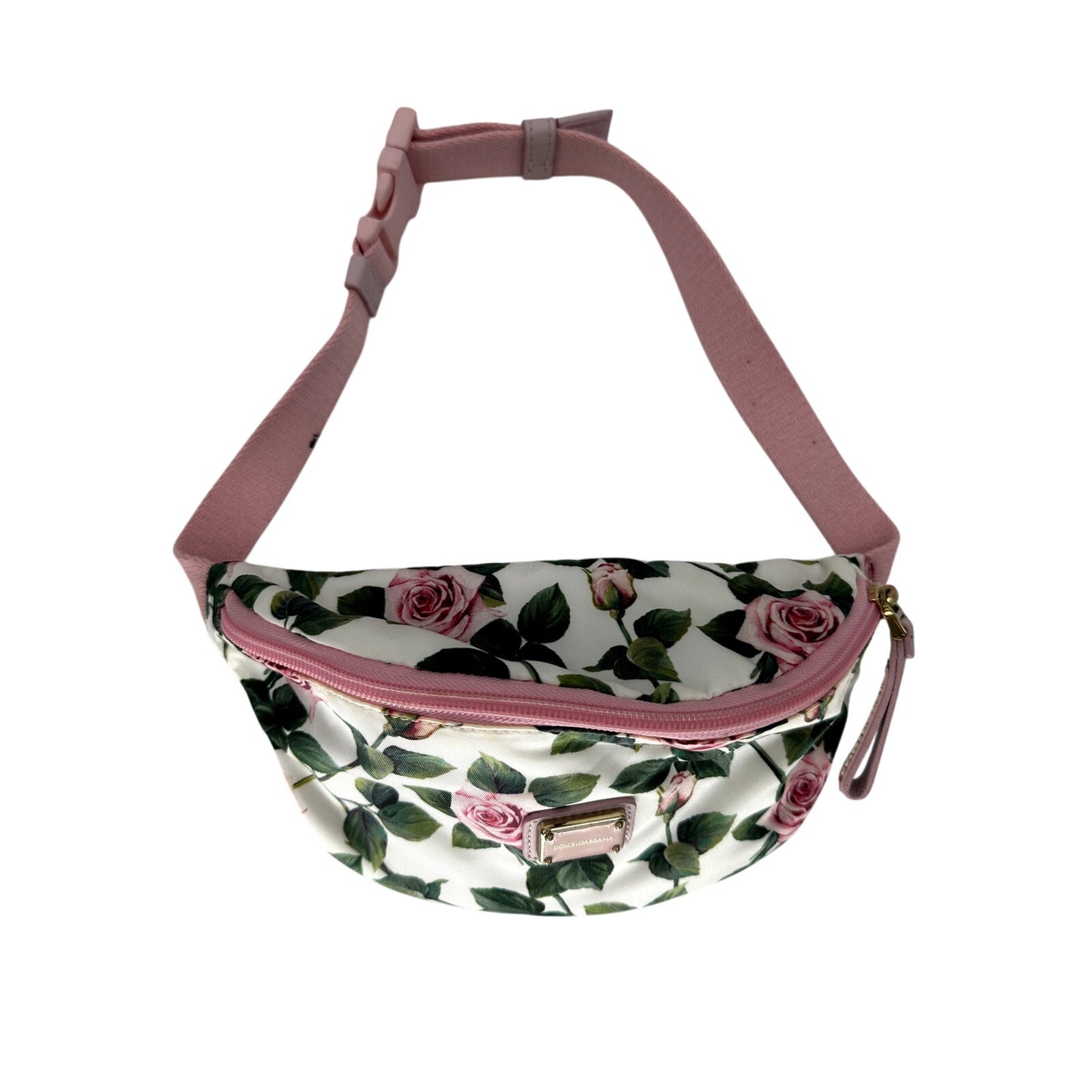 Dolce & Gabbana Nylon Floral Print Belt Bag
