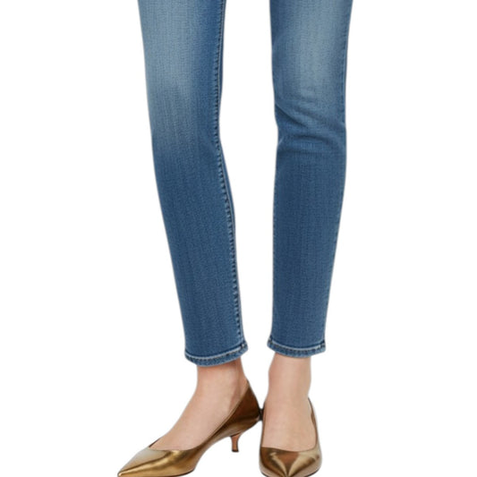 Jimmy Choo Leather Metallic Aza Pointed Toe Pumps