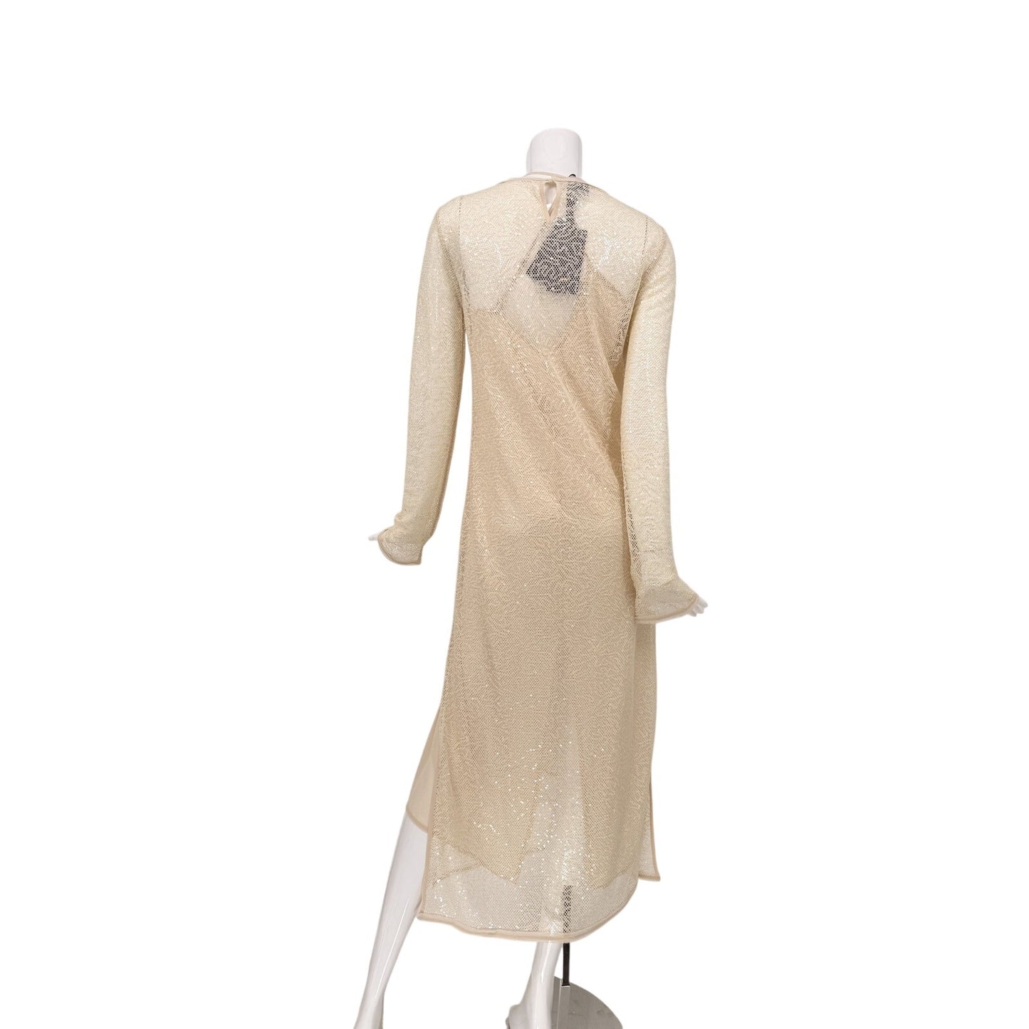 Pinko Mesh Incantesimo Abito Midi Dress