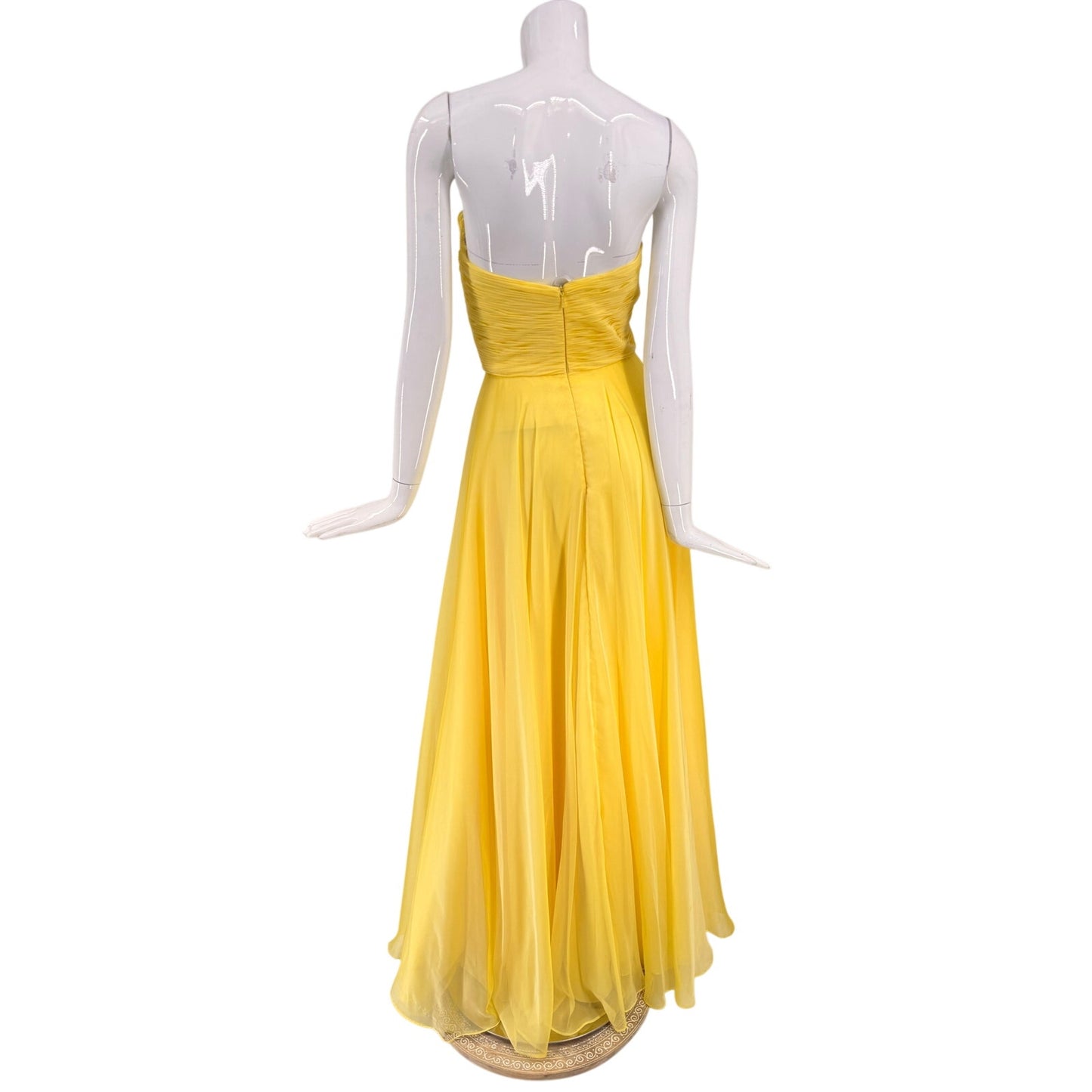 Sherri Hill Strapless Sweetheart Neck Ruched Gown