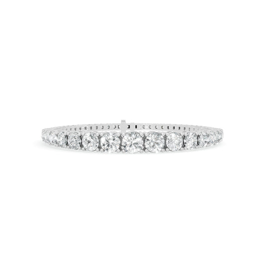 8.60 ctw Diamond Rivera 14K White Gold Tennis Bracelet