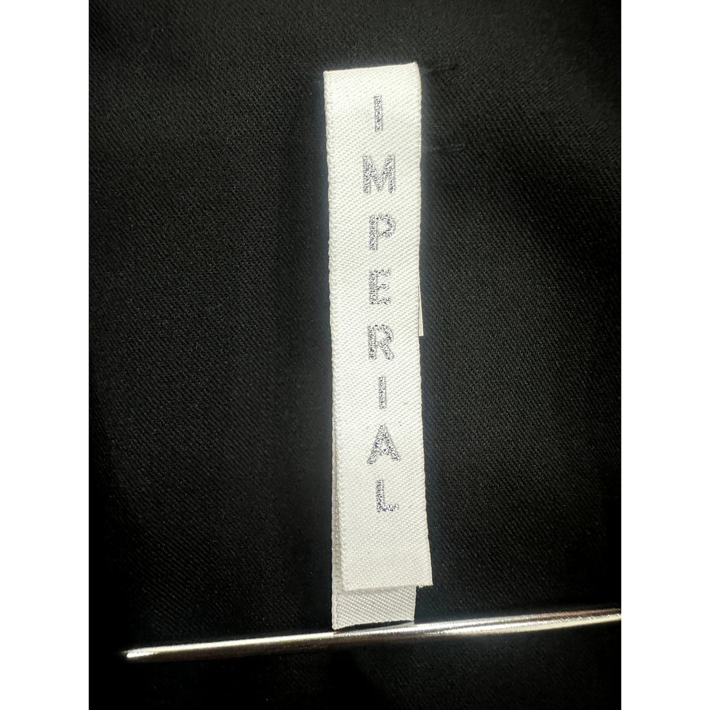 Imperial Sleeveless Longline Vest Blazer Black Women's Size Medium