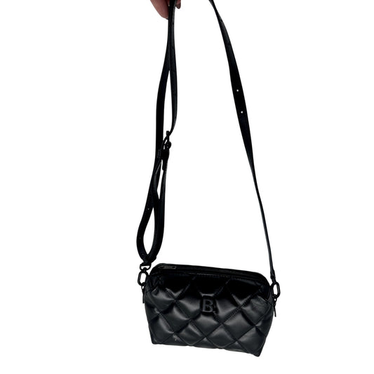 Balenciaga Leather Quilted B Logo Touch Camera Crossbody Bag
