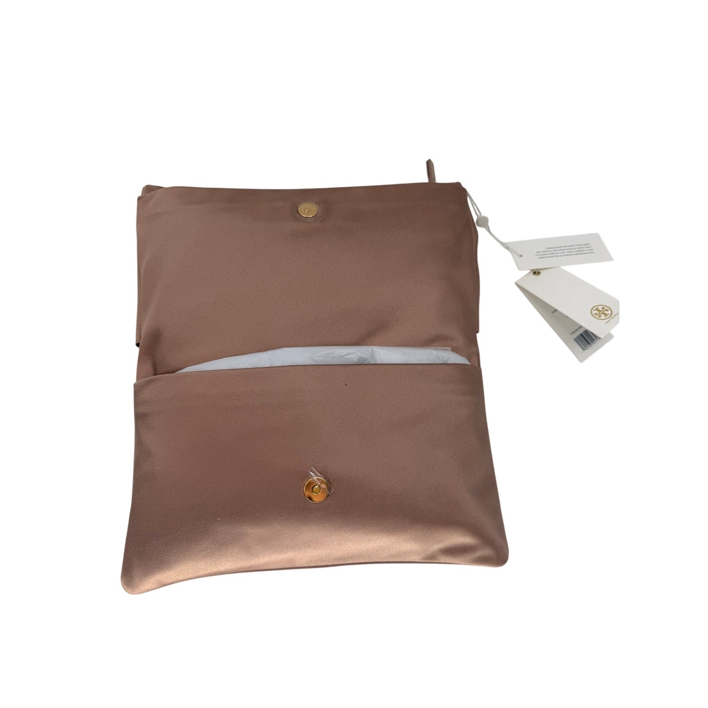 Tory Burch Satin Eleanor Knotted Bow Clutch Bag