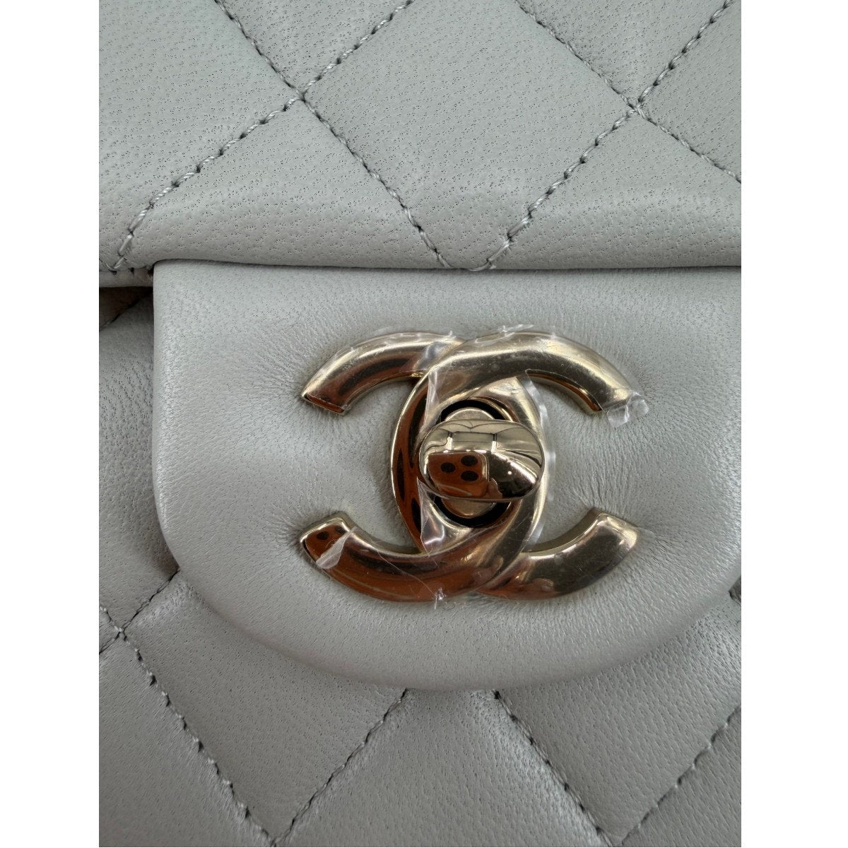Chanel Lambskin Quilted Classic Double Flap Shoulder Bag