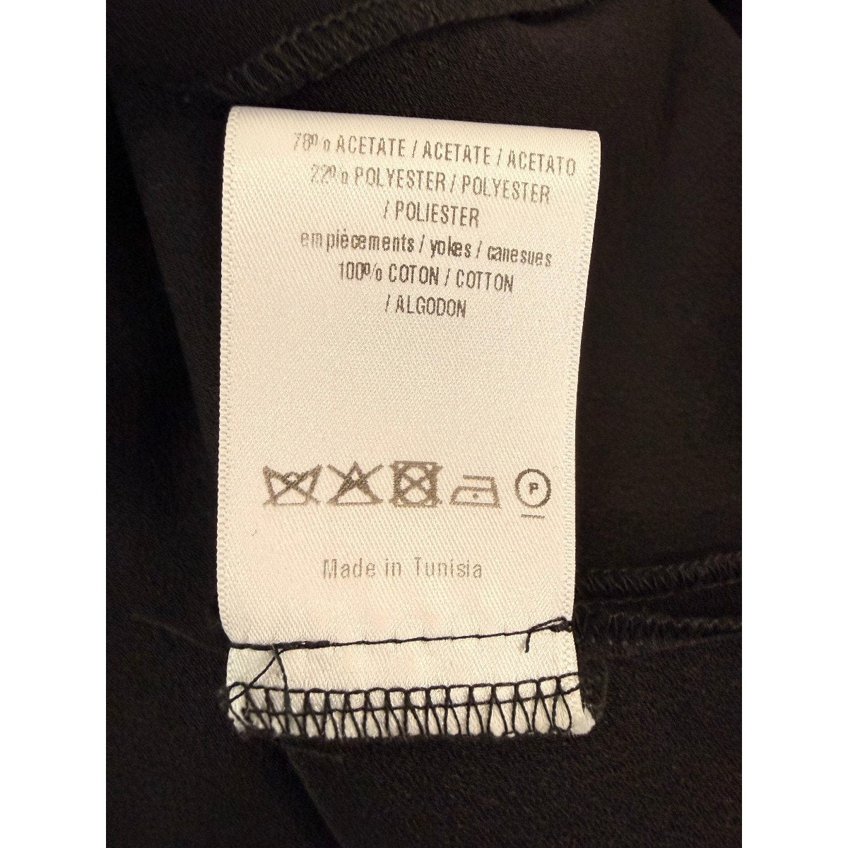 Sandro Paris Crossover Crepe Plunge-Neck Mini Dress Black Women's Size 1