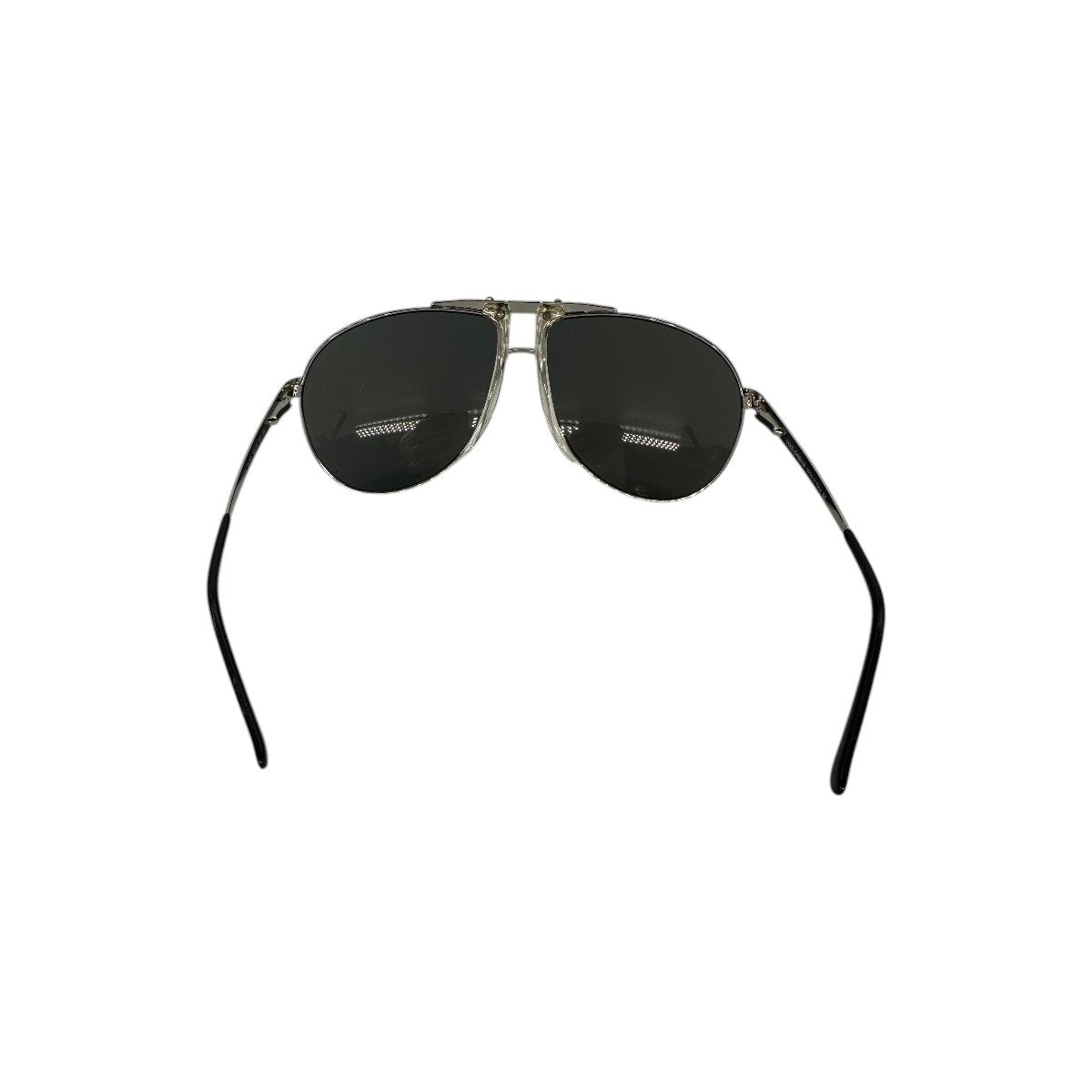 Dolce & Gabbana Vintage Y2K DG2029 Aviator Sunglasses Silver Black 63-14-130