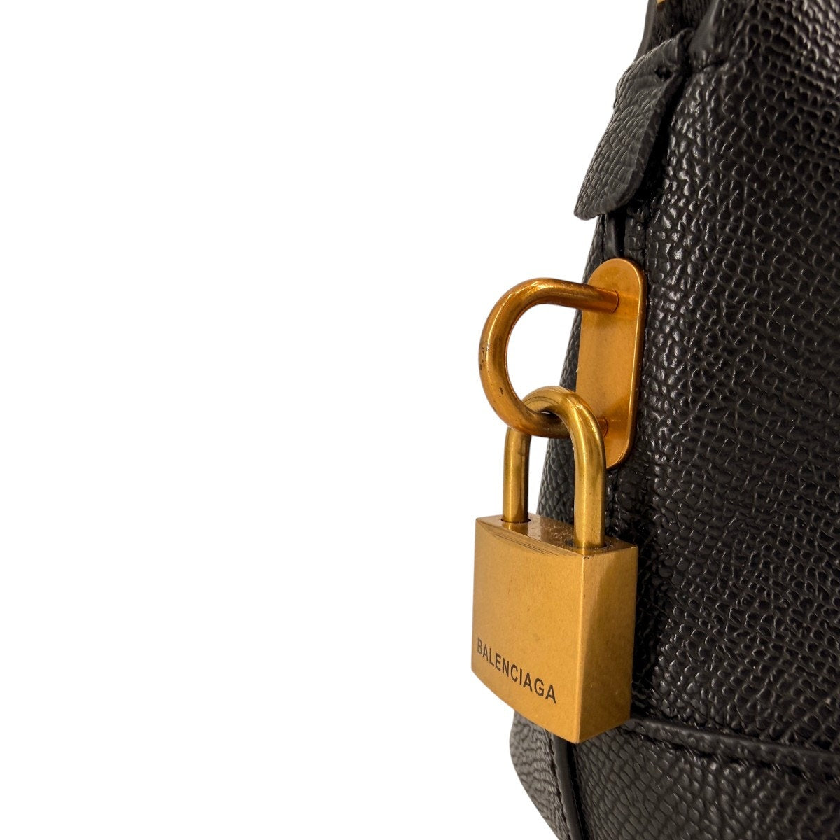 Balenciaga Grained Leather Ville Top Handle Bag