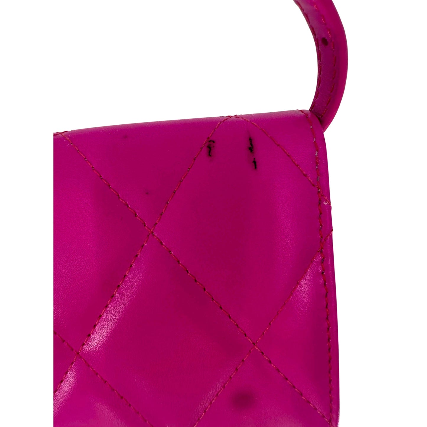 Balenciaga Leather Quilted Touch B Logo Crossbody Bag