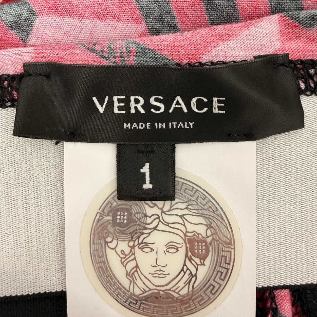 Versace Greca Print V-Neck Sports Bra