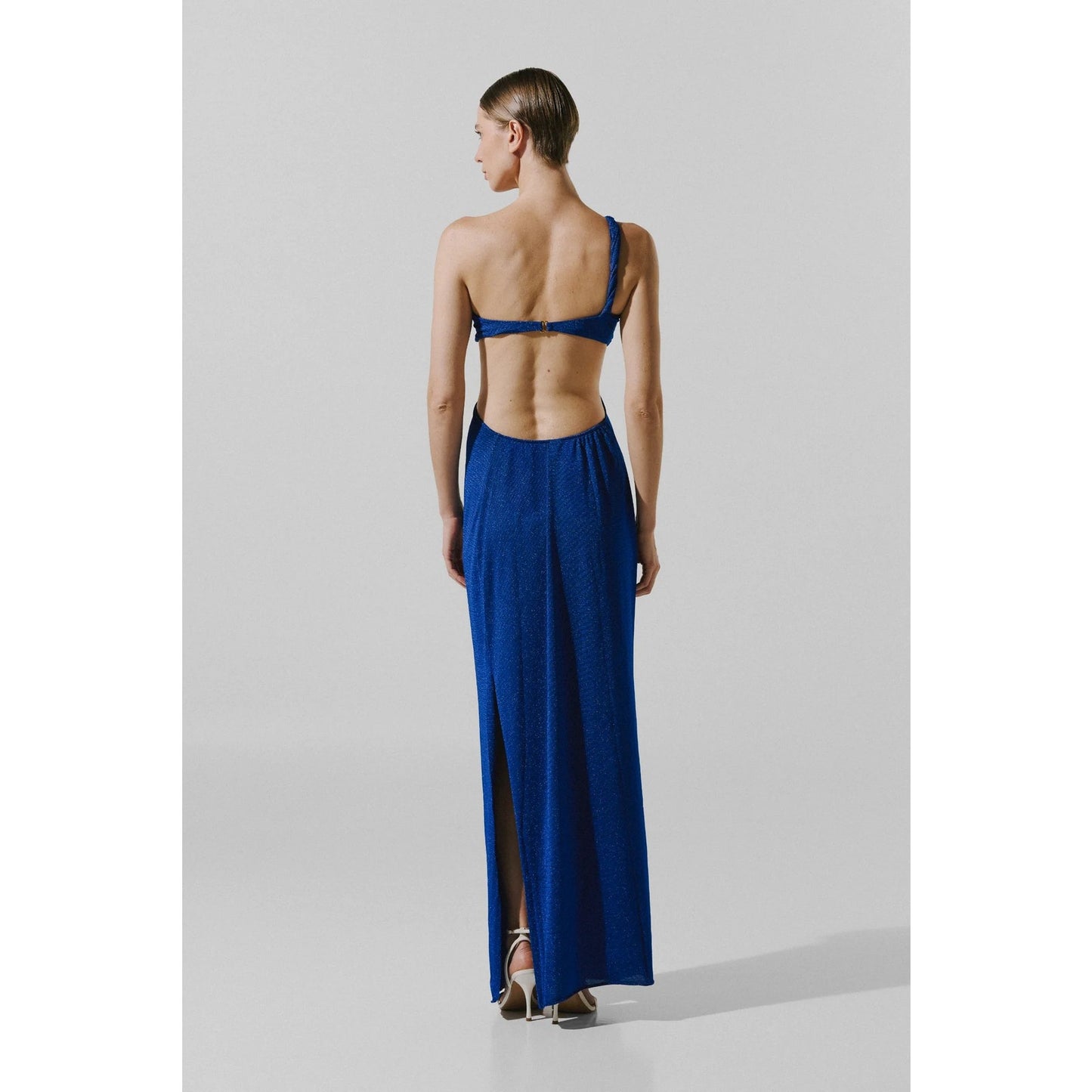 Baobab Noah One-Shoulder Cut-Out Maxi Evening Dress