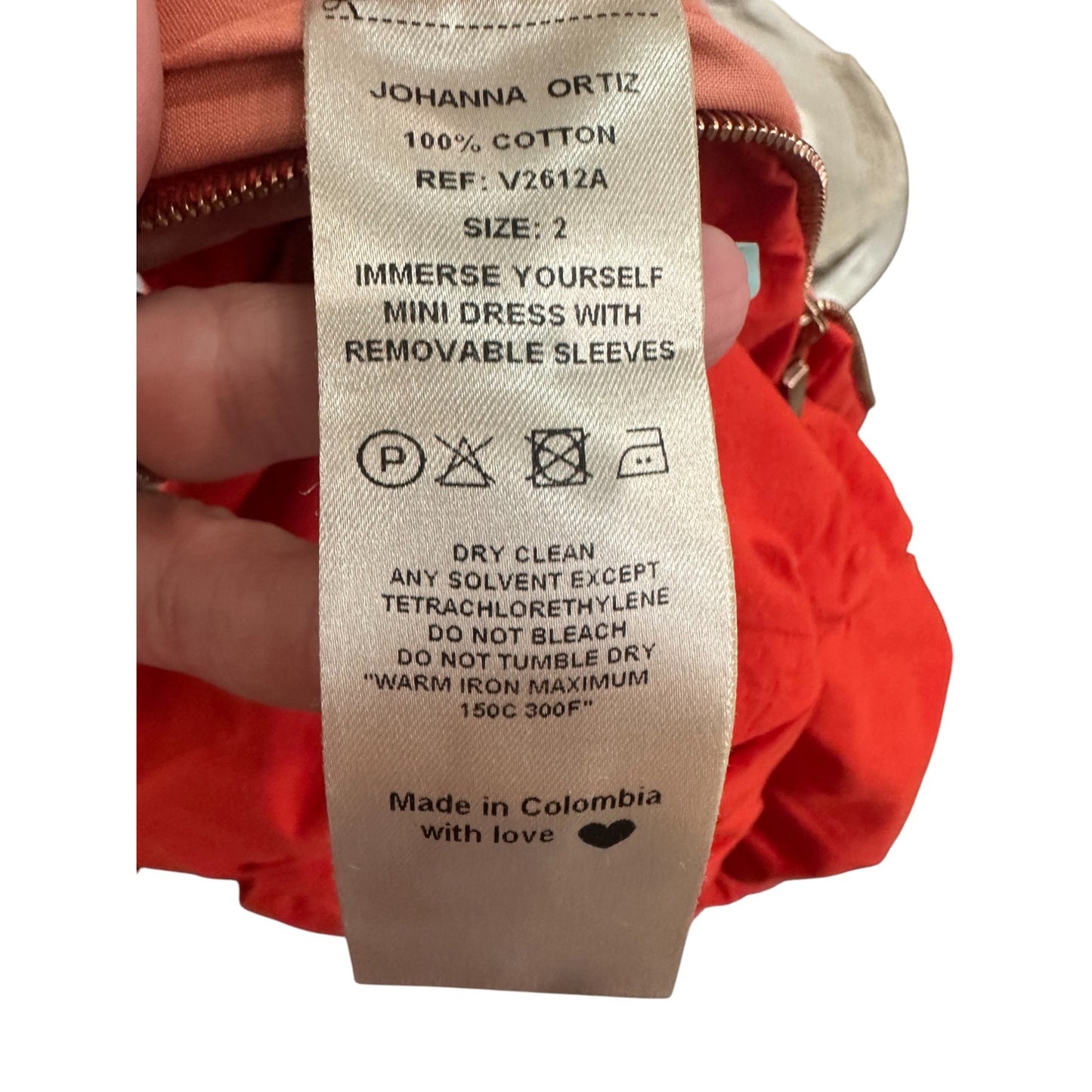 Johanna Ortiz Immerse Yourself Removable Sleeve Mini Dress