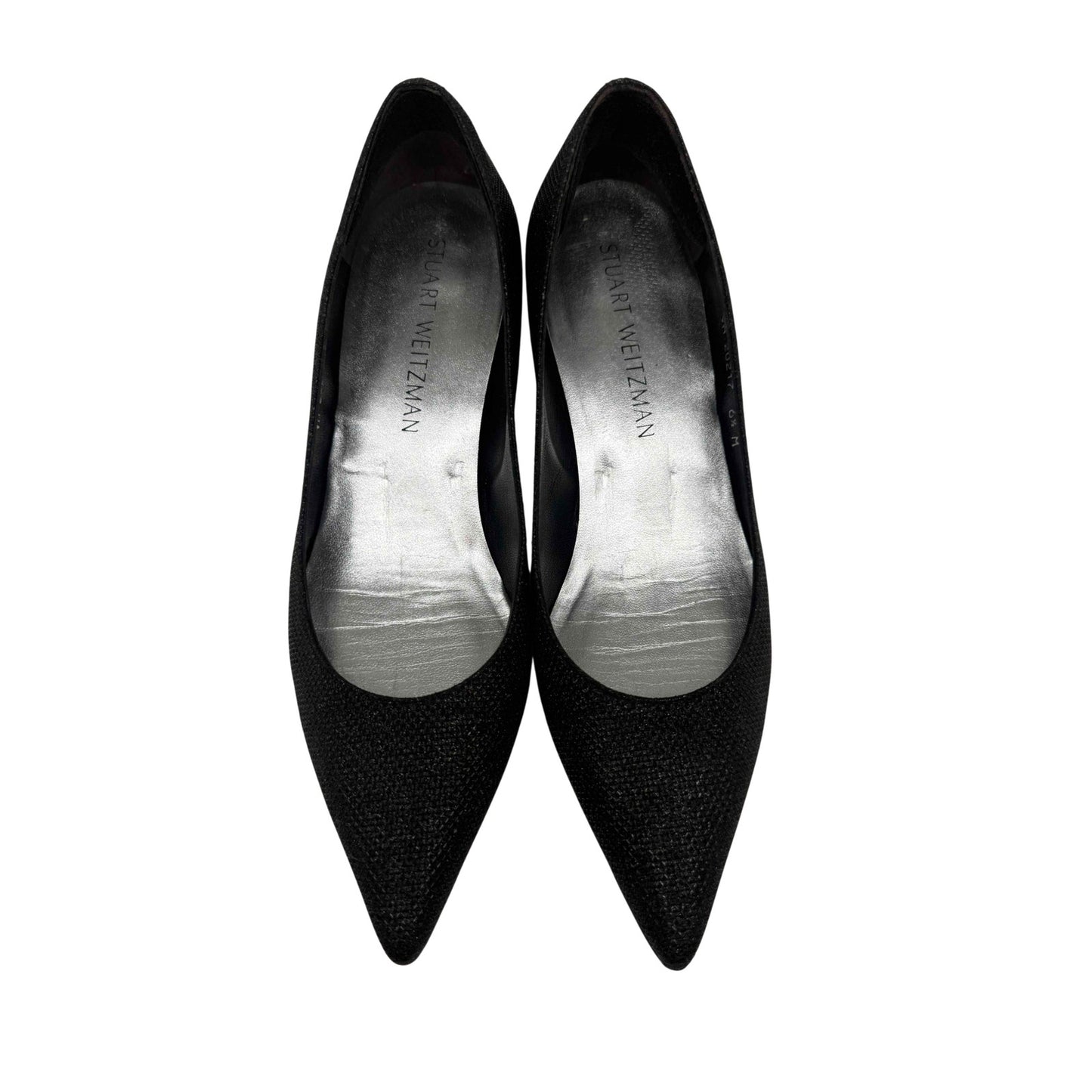 Stuart Weitzman Crystal Studded Pointed Pumps Heels