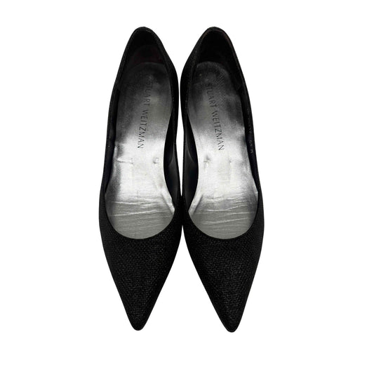 Stuart Weitzman Crystal Studded Pointed Pumps Heels