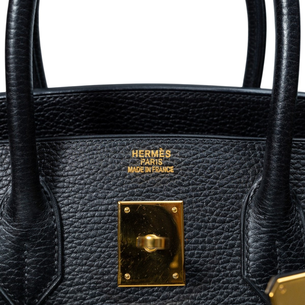 HERMES BIRKIN Ardeness Leather GHW Black Size 35