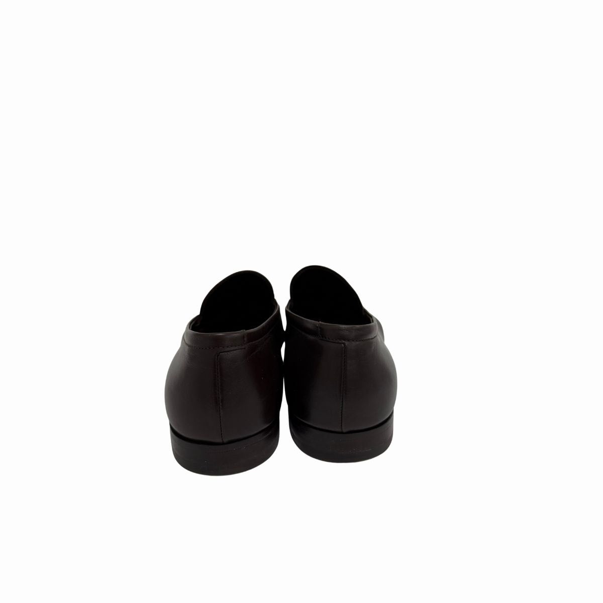 Prada Milano Leather Square Toe Slip-on Dress Loafers