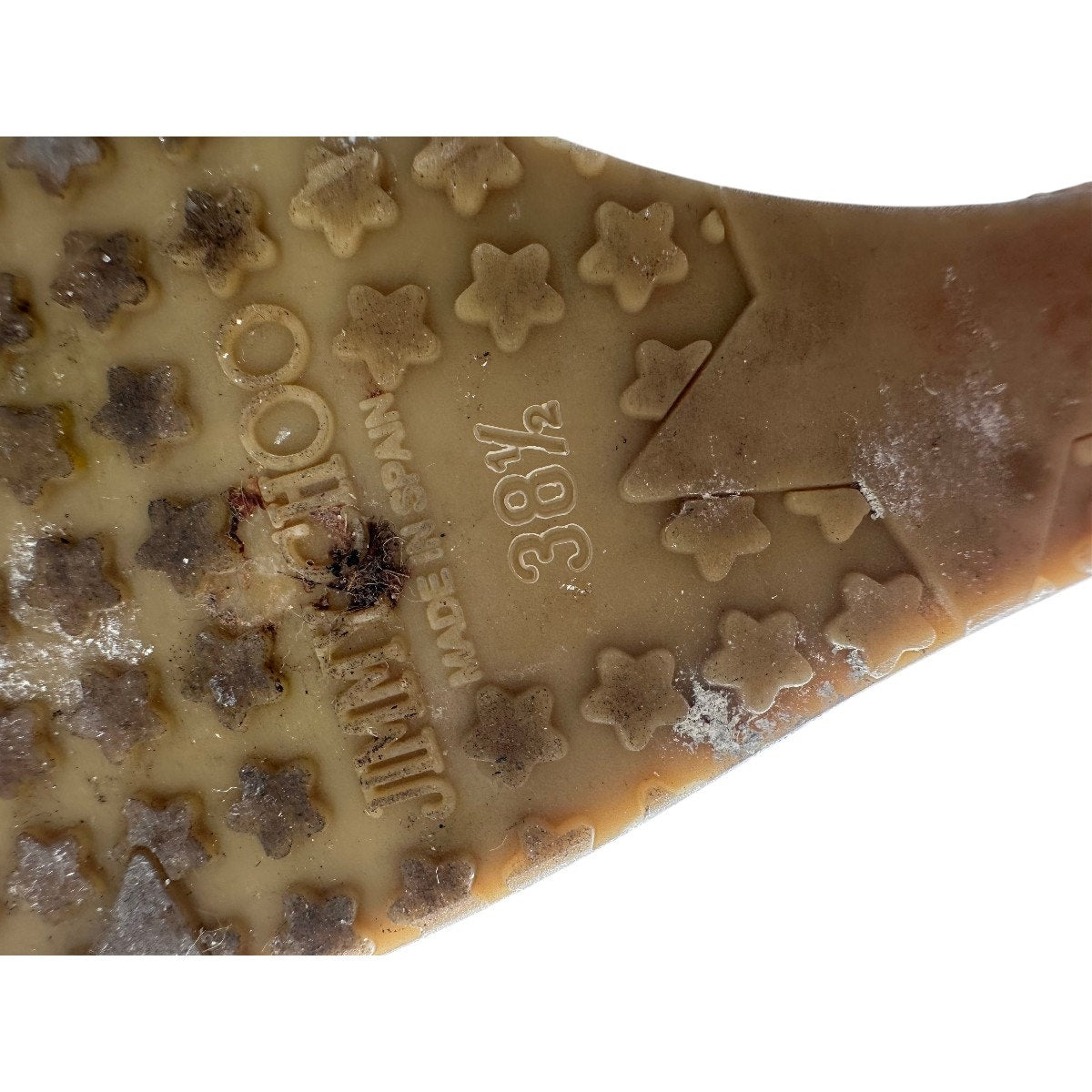 Jimmy Choo Metallic Leather Cork Wedge Sandals