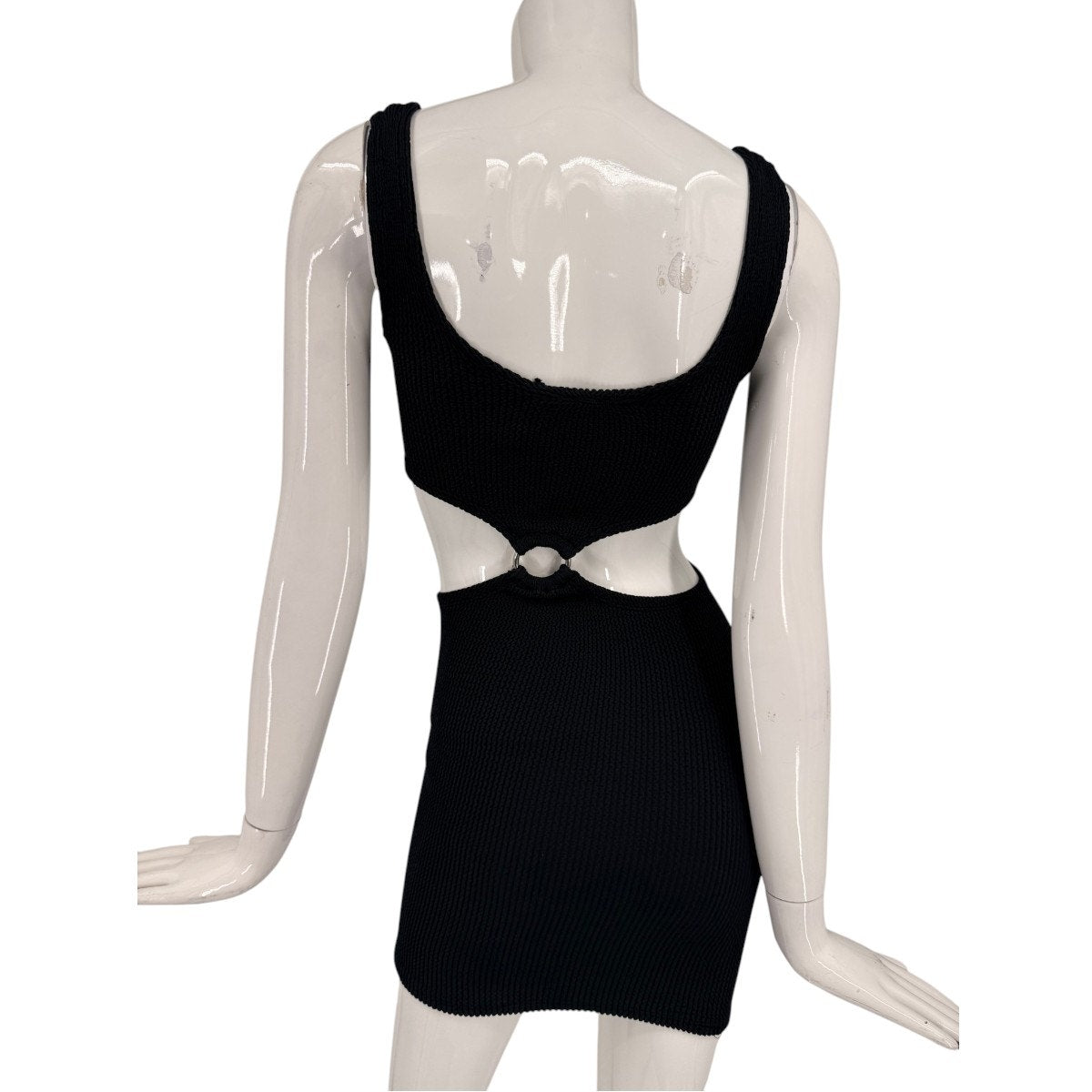 Vanessa Mooney Vivian Cut-Out Front Ring Mini Bodycon Dress