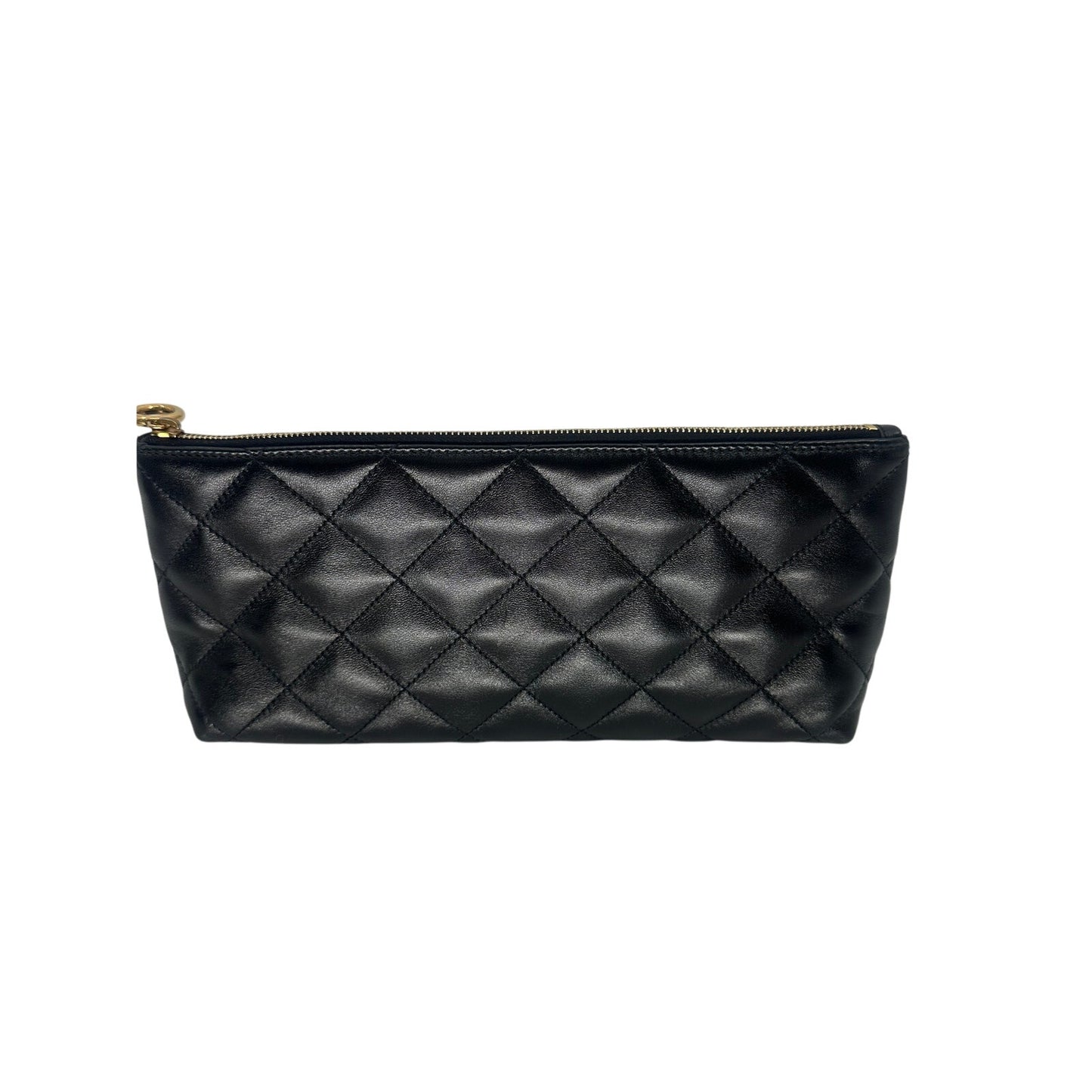 Yves Saint Laurent Leather Quilted Icare Shopping Tote Bag