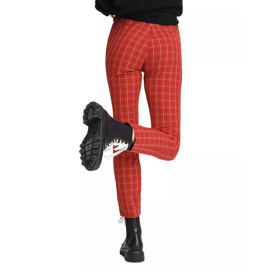 Rag & Bone Simone Plaid High-Waisted Ankle Pants