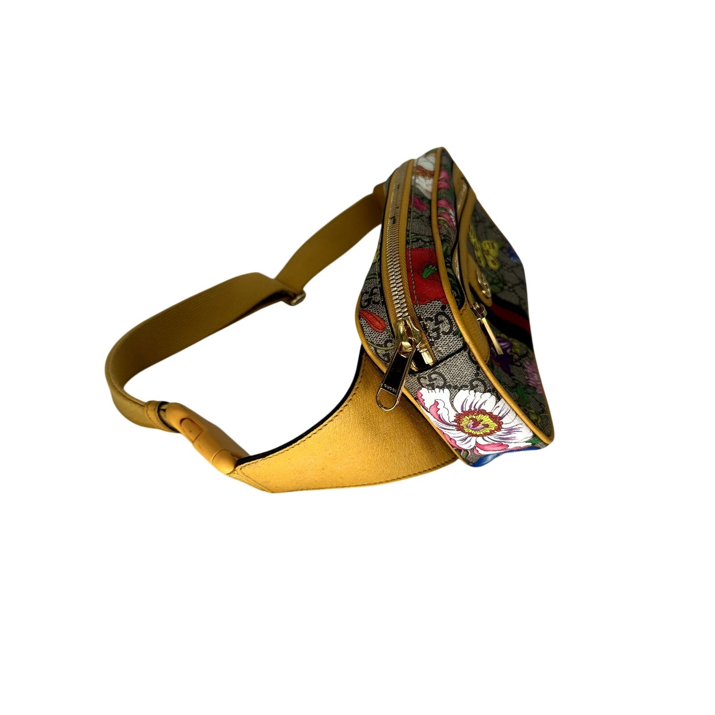 Gucci GG Supreme Monogram Flora Ophidia Belt Bag