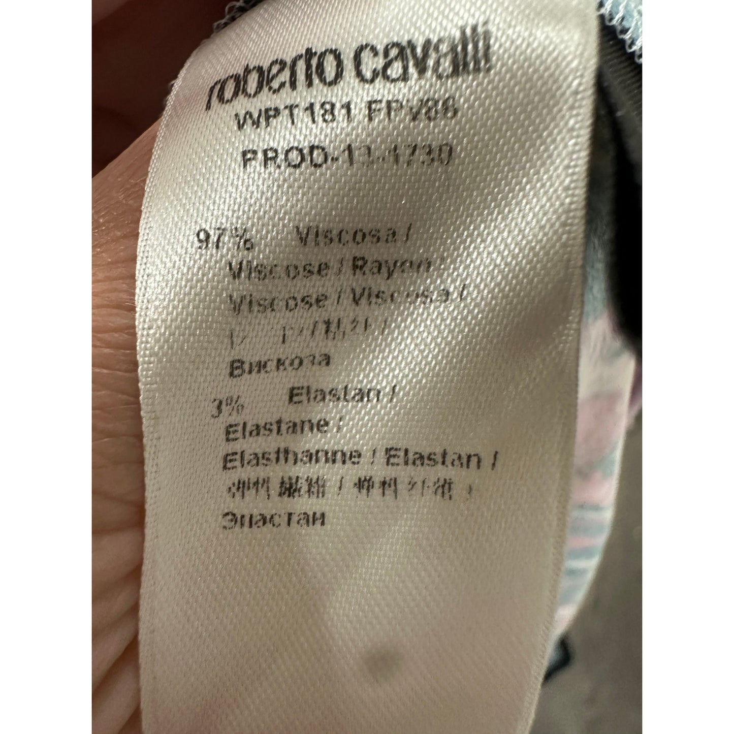 Roberto Cavalli Floral Sleeveless Knee Length Dress Red/Black Women's Size 42