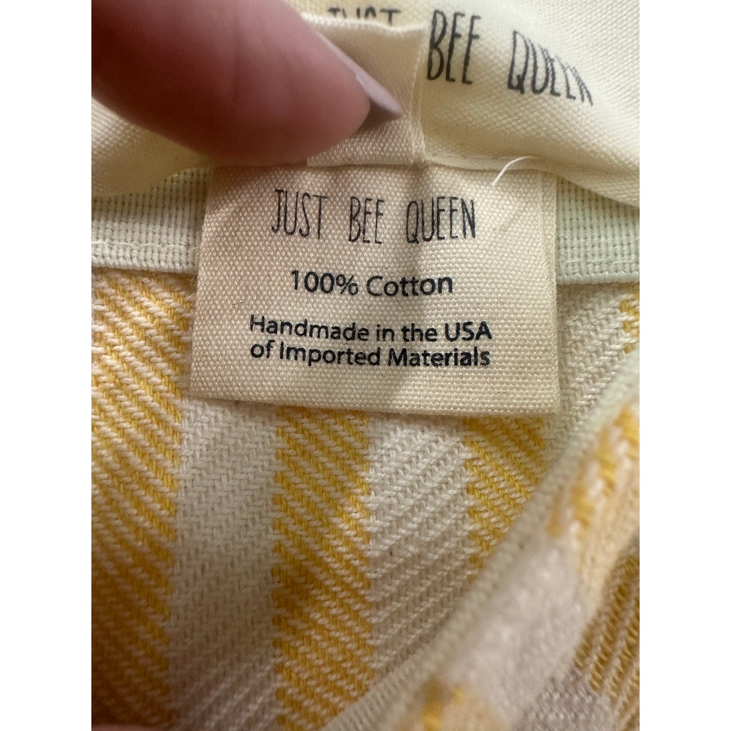 Just Bee Queen Tulum High-Low Sarong Fringe Asymmetrical Stripes Yellow Skirt S