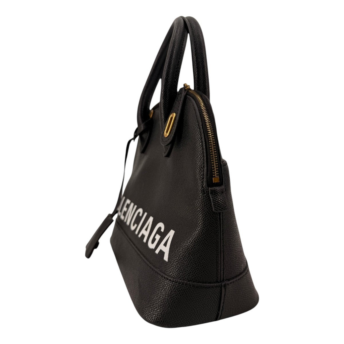 Balenciaga Grained Leather Ville Top Handle Bag