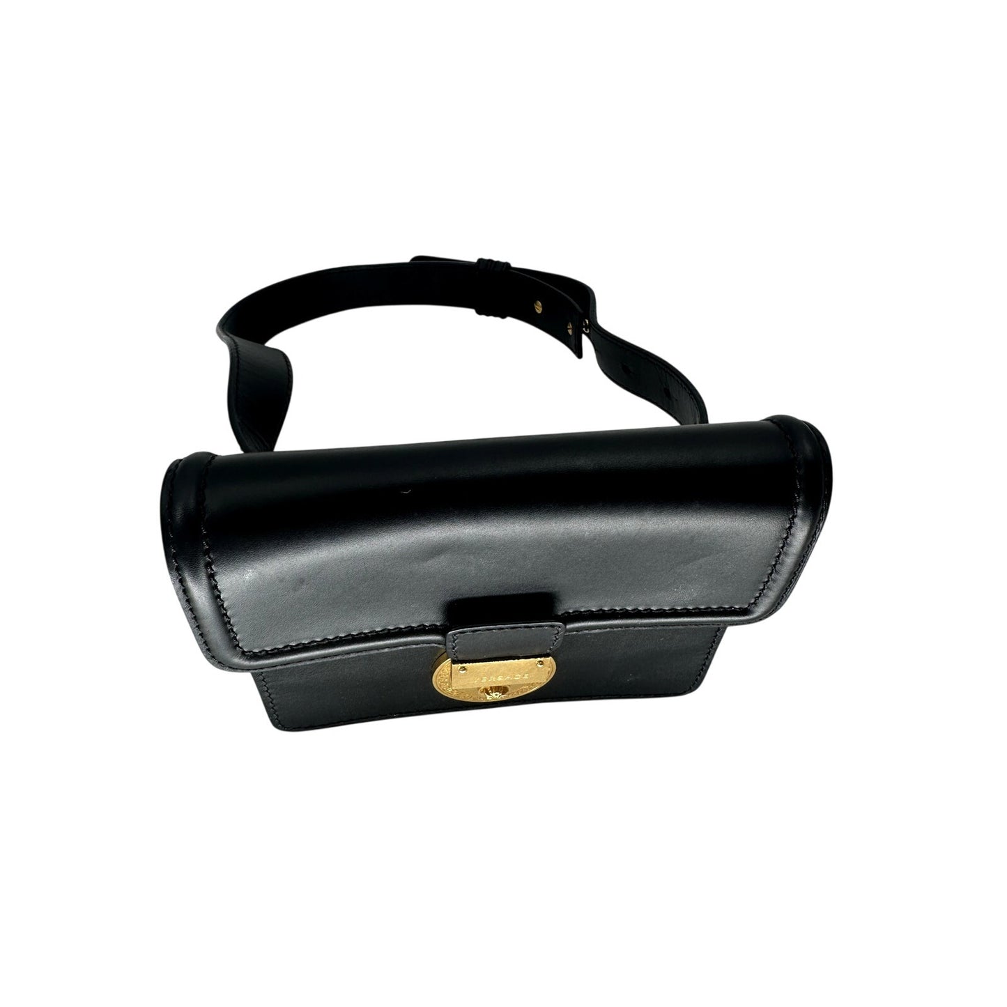 Versace Leather Medusa Biggie Crossbody Bag