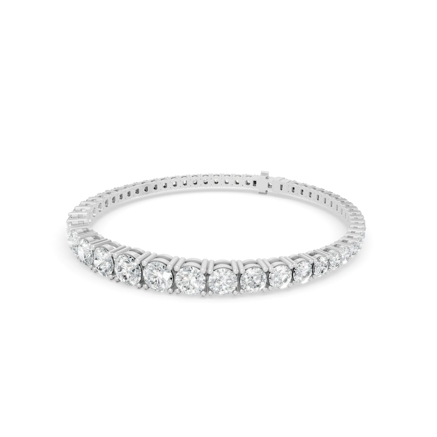 8.60 ctw Diamond Rivera 14K White Gold Tennis Bracelet