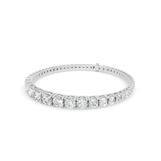 8.60 ctw Diamond Rivera 14K White Gold Tennis Bracelet
