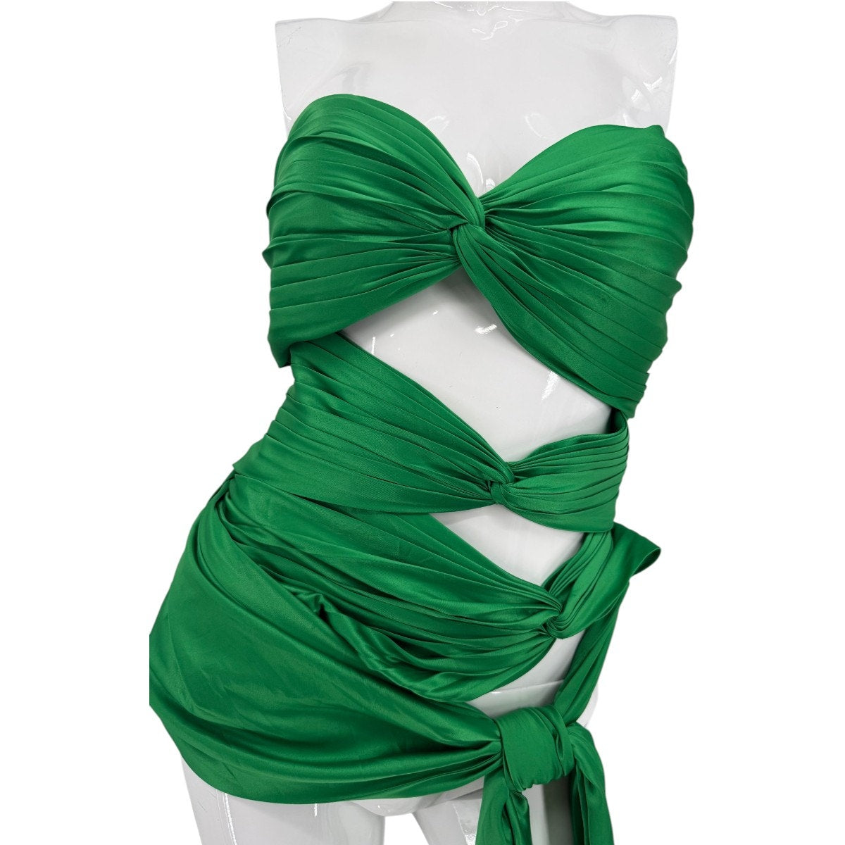 Stolen Studios Satin Satin Strapless 3 Carats Bustier Top