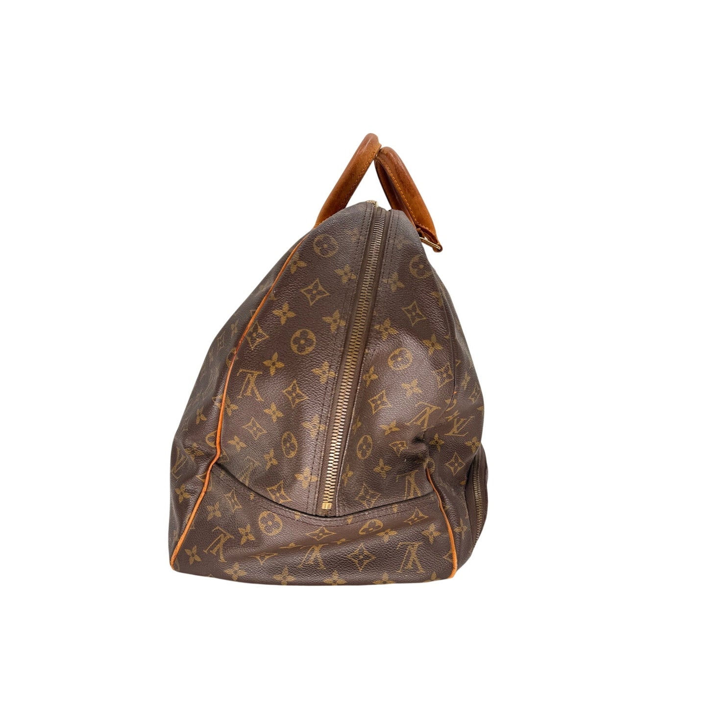 Louis Vuitton Leather Monogram Canvas Evasion Travel Bag