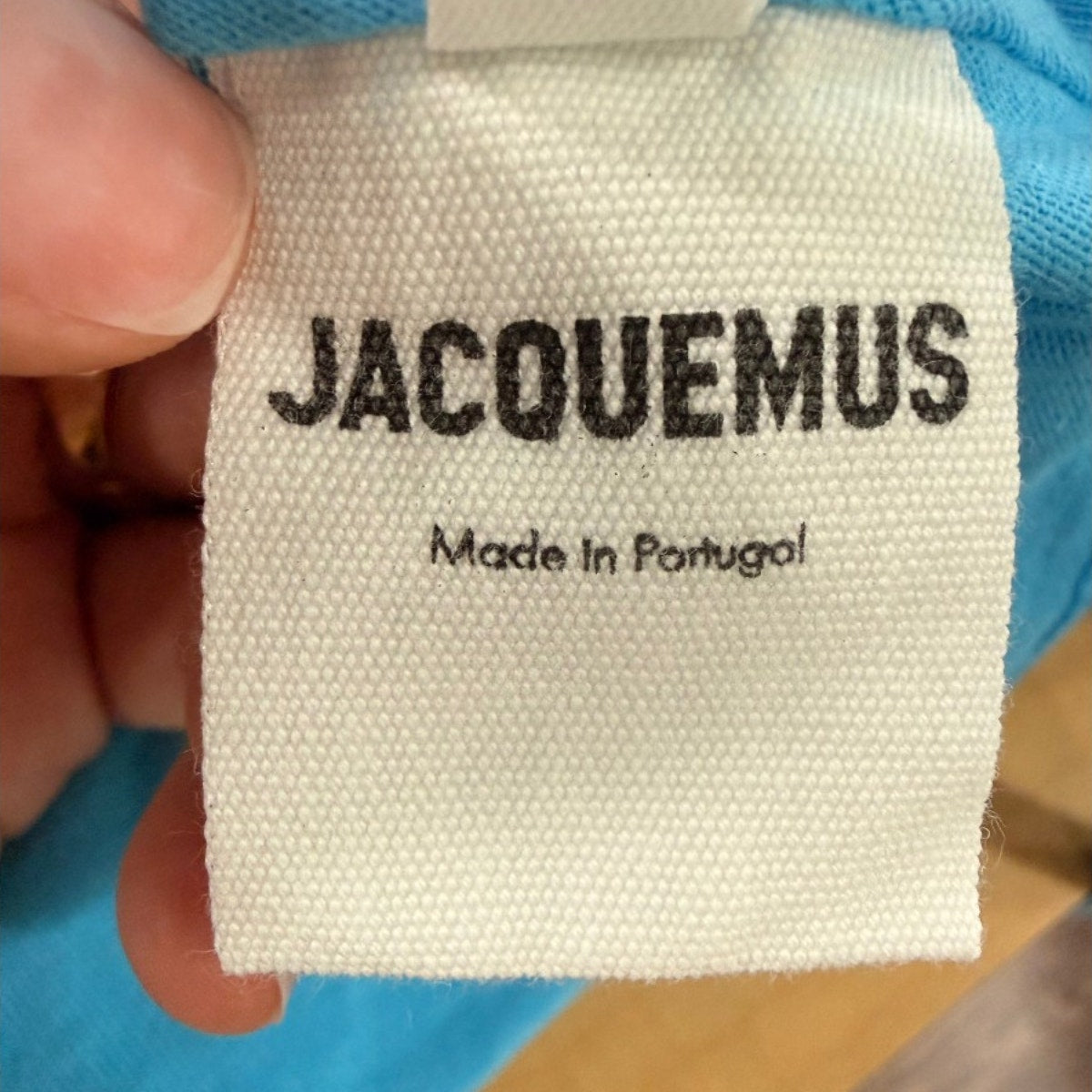 Jacquemus Cotton Crew Neck Short Sleeve Let Baci T-shirt