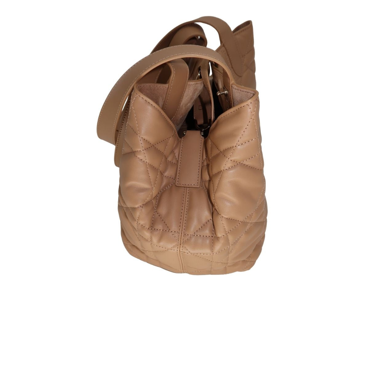 Christian Dior Leather Calfskin Macrocannage Toujours Bag
