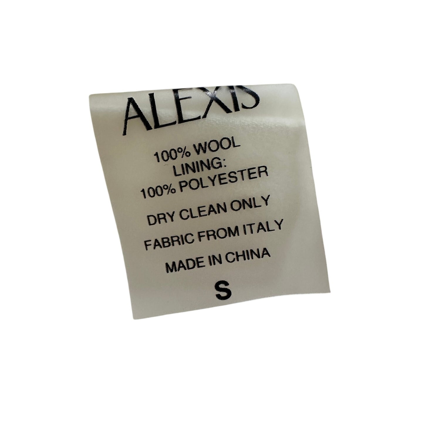 Alexis McKenna Wool Sleeveless Peplum Mini Dress Ivory Women's Size Small NWT