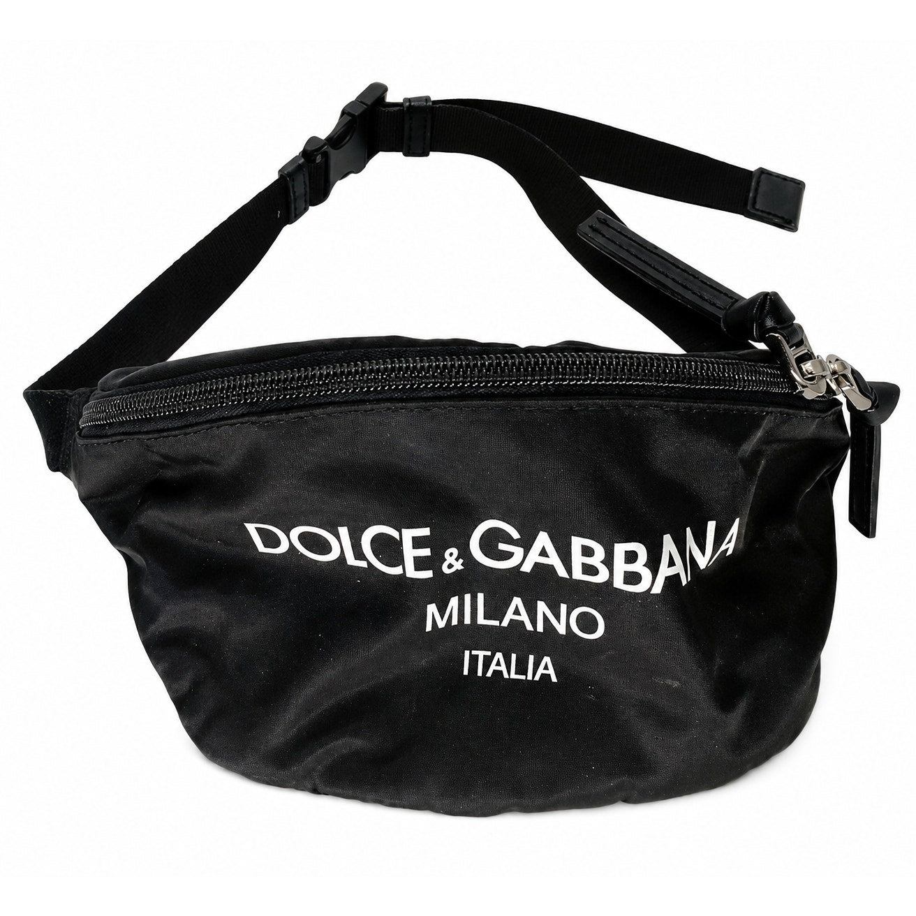 Dolce & Gabbana Milano Logo Nylon Belt Bag