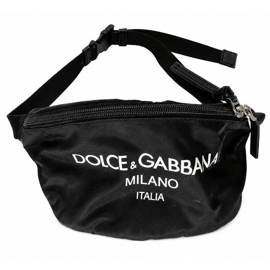 Dolce & Gabbana Milano Logo Nylon Belt Bag
