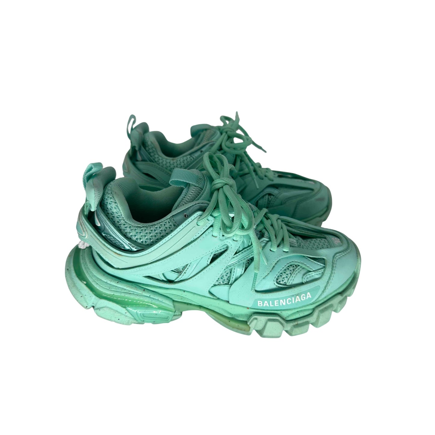 Balenciaga Mesh Nylon Track Trainers Sneakers