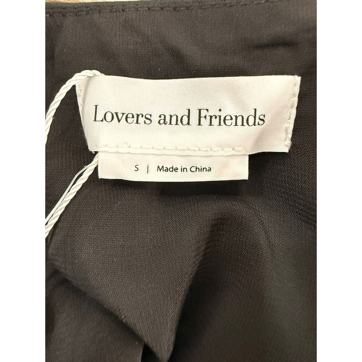 Lovers And Friends Satin Elizabeth Bow Accent Side Slit Mini Skirt Black Size S